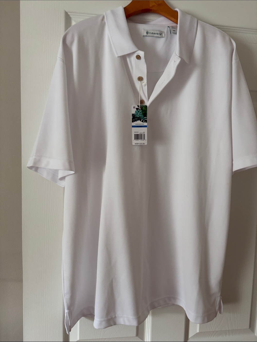 Cuba Vera  Men’s  White Polo Shirt. XL brand New